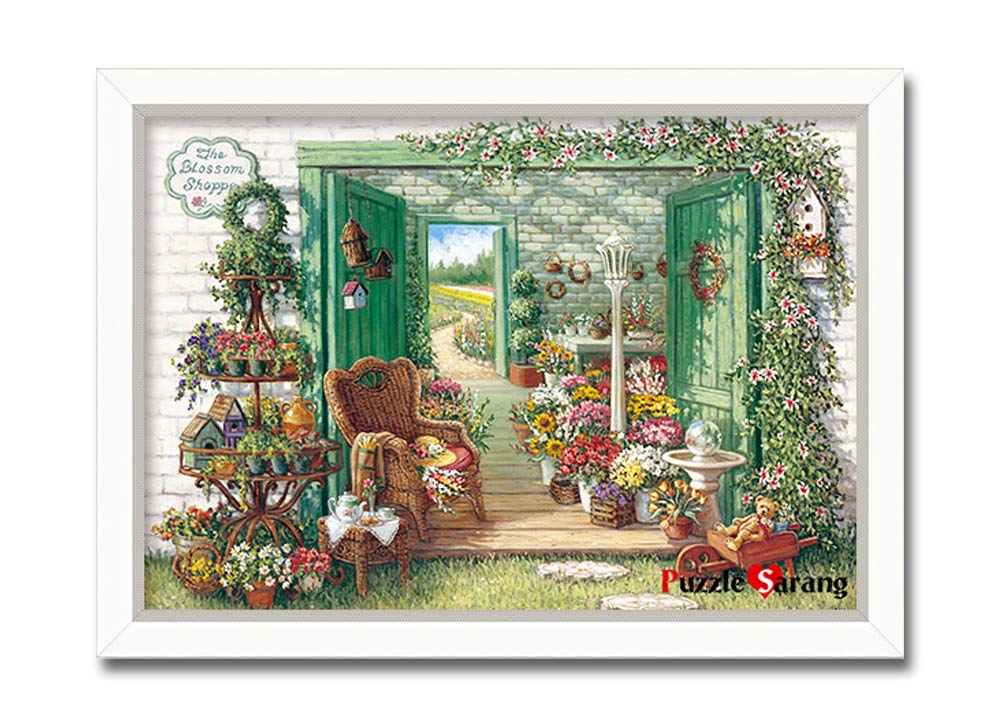 Amazon.co.jp: [Puzzle Life] 花屋 Flower Shop | 500ピース - 大判